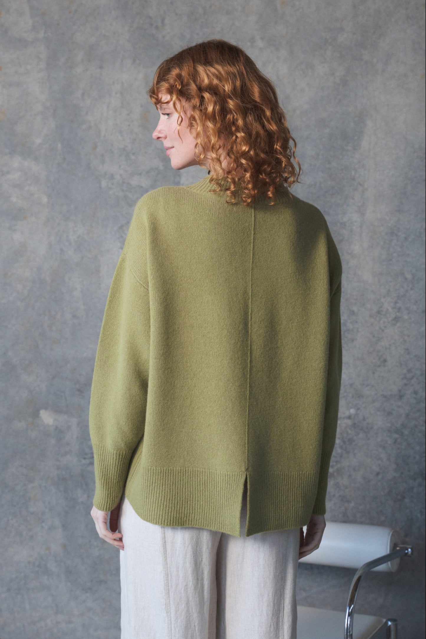 LILLY PILLY June cashmere knit in Olive